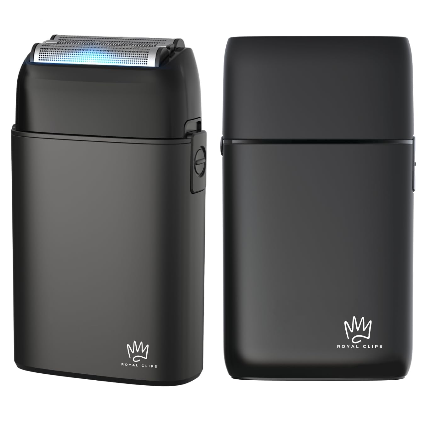 Royal Clips - Fade Kit 2.0 Clippers - 7000rpm Professional Hair Clippers for Men - Detachable DLC Fade Blade - Cordless & Rechargeable - Barber and Home Use - Anti-Slip Grips (Black)