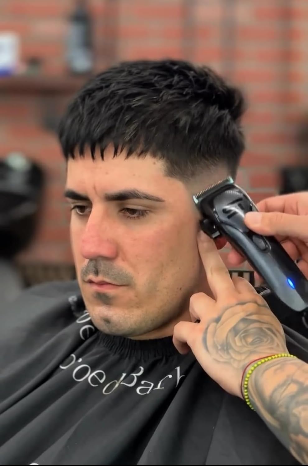 Supreme Trimmer Darkstar 72 Clipper with Magnetic Vector Motor | 180 Min Run Time, 9000 RPM Barber Hair Clipper | Low Noise, Professional Clipper DLC Blades | STC72