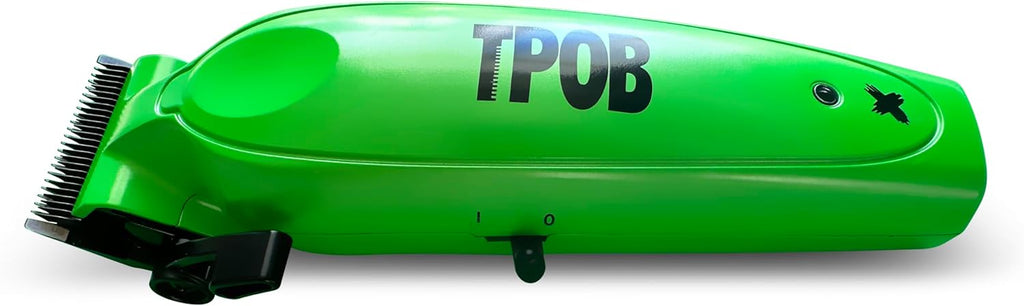 TPOB X Digital Brushless 6800rpm Metal Professional Hair Clippers for Men, XO Combination Fade/Taper Blade Cordless Rechargeable Clippers (X Clipper Green)
