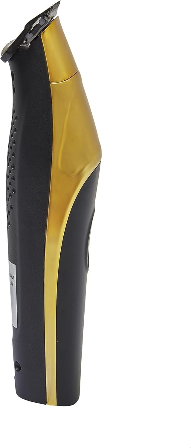Turbo Power Forma Trimmer, Magnetic Motor Technology, Easier Cleaning, Charging Stand, Quietest Performance, Adjustable Black Diamond DLC Blade, Gold