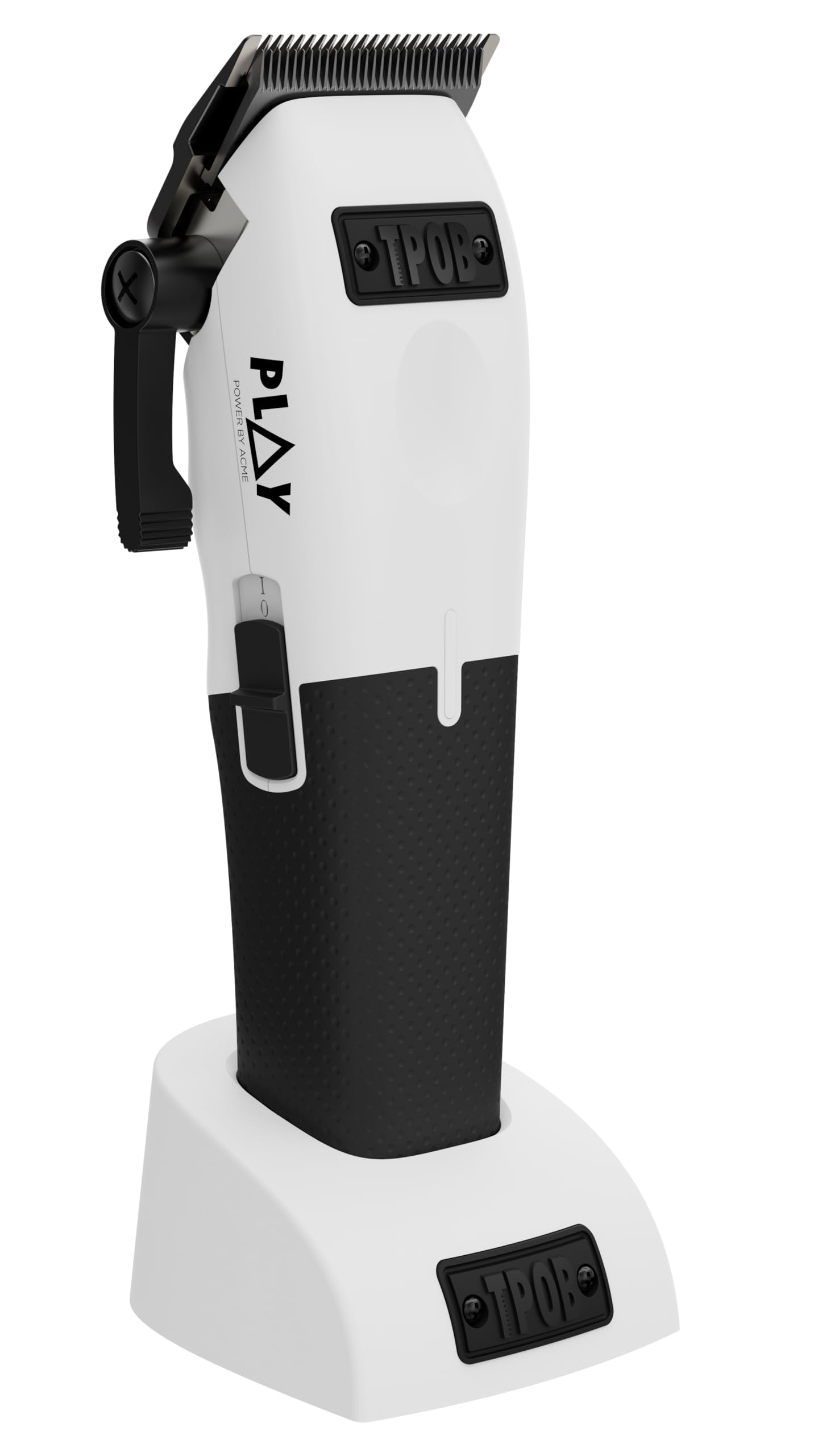TPOB Play Barber Hair Clippers for Men 7500 RPM with Rubber Grips (Blackout 3 Set)