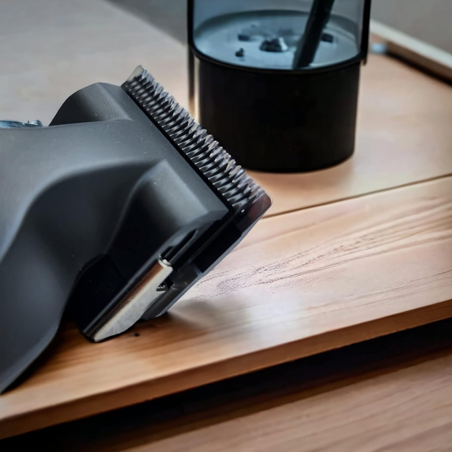 PRO Optimum Professional Hair Clipper for Mens, Barbers Cordless Hair Clipper, Floating Lever Ergonomic Quiet, 6 Hrs Run Time New Technology Metallurgy Static Carbon Steel Taper Blade