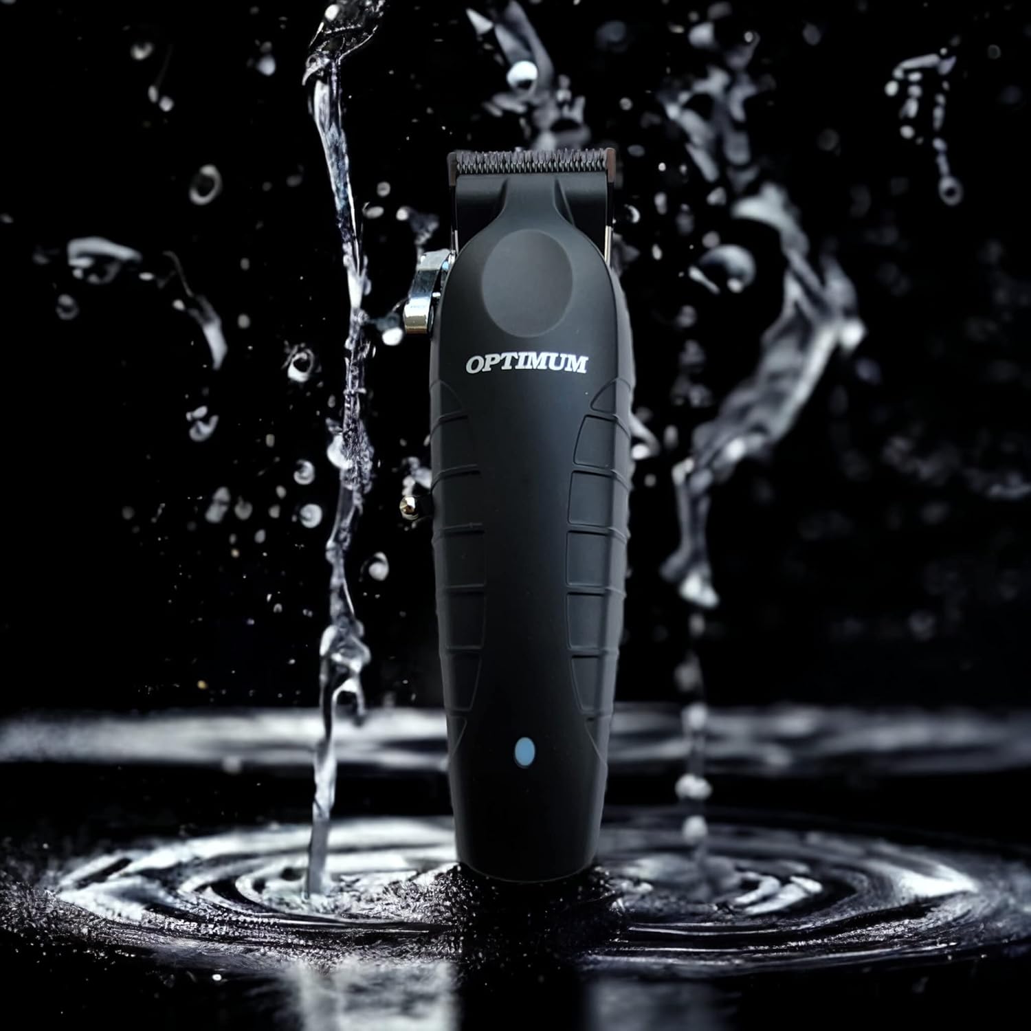 PRO Optimum Professional Hair Clipper for Mens, Barbers Cordless Hair Clipper, Floating Lever Ergonomic Quiet, 6 Hrs Run Time New Technology Metallurgy Static Carbon Steel Taper Blade