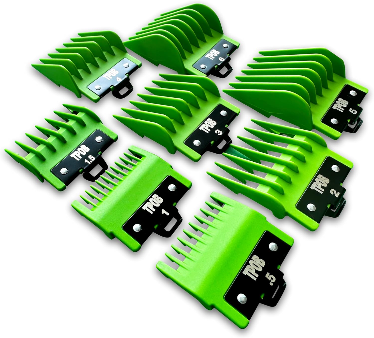 TPOB X Digital Brushless 6800rpm Metal Professional Hair Clippers for Men, XO Combination Fade/Taper Blade Cordless Rechargeable Clippers (X Clipper Green)