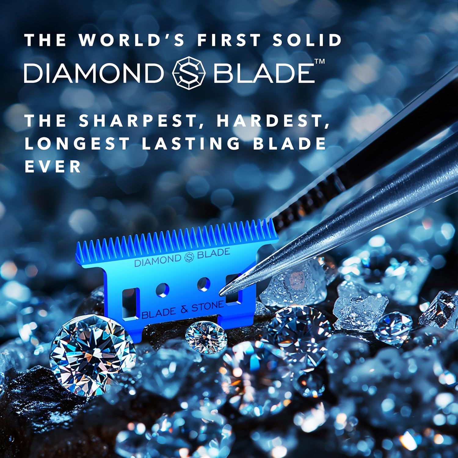 Blade & Stone Professional Hair Trimmer for Men PT301 | Diamond-S Blade | Micro-Gap Tech | 7200 RPM Durable Motor, All-Metal, Cordless Hair Trimmer - The Aviator
